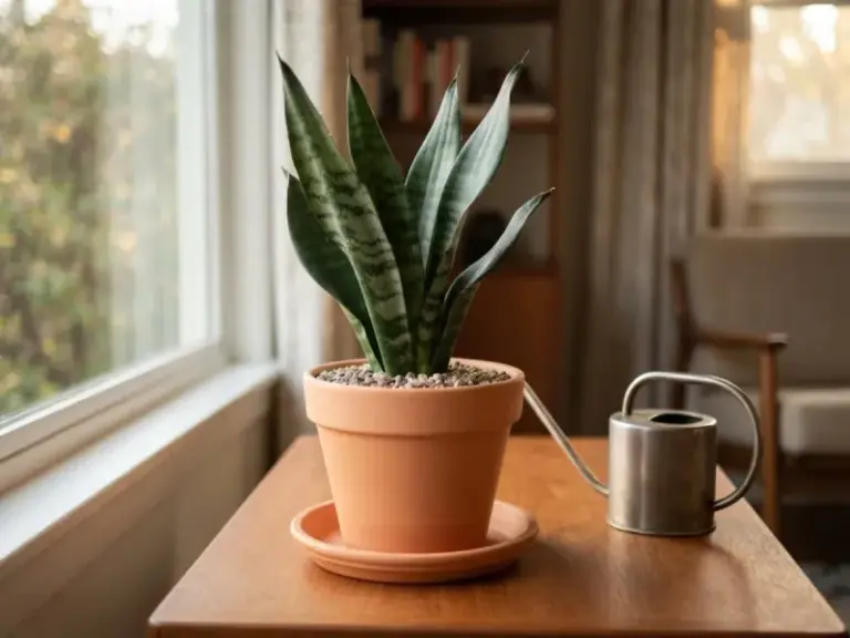 How to Water a Snake Plant in Winter and Lower the Risk of Soggy Roots