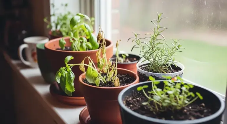 Why Your Potted Herbs Turn Yellow on the Windowsill After You Bring Them In for Fall