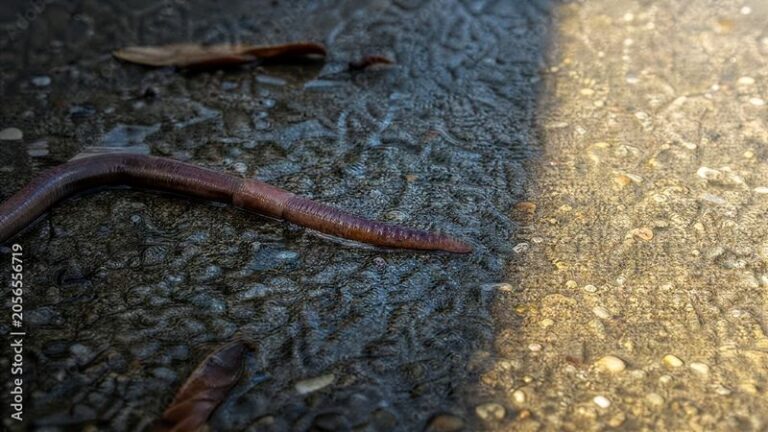 What It Really Means When Earthworms Cover Your California Driveway and Patio After a Heavy Rain