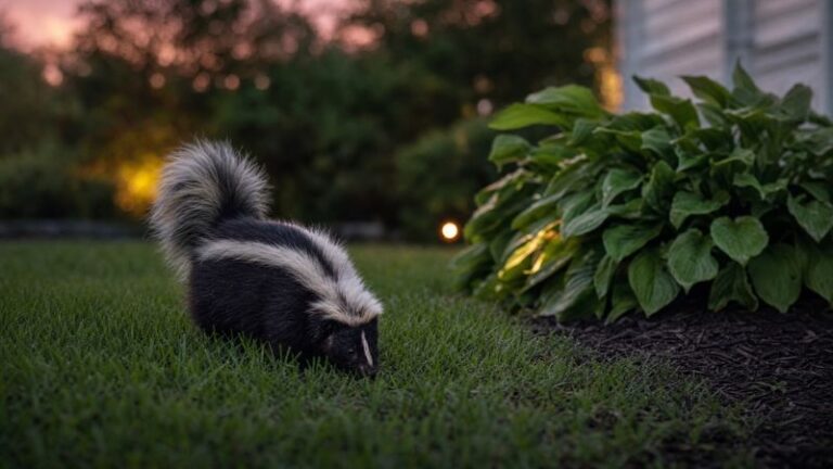 Could a Skunk Be Digging Up Your Central Texas Lawn This Fall?