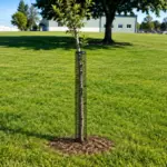 A Freestanding Hardware-Cloth Guard Can Help Protect Young Fruit Trees From Rabbit Damage
