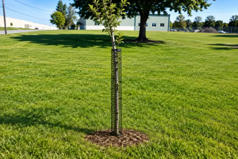 A Freestanding Hardware-Cloth Guard Can Help Protect Young Fruit Trees From Rabbit Damage