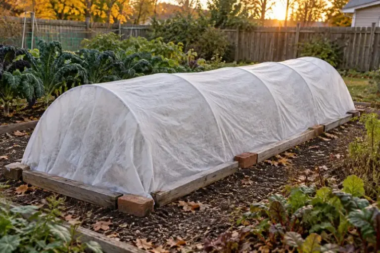 Frost Cloth Is a Limited Frost Buffer That May Help Extend Your Kale Harvest